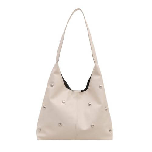 Qaonsciug Crescents Umhängetaschen Punk Clutches Hoboes Toted Bag Unterarm Geldbeutel Kleine Schulterbetaschen Handtaschen Mit Schnalle Abschluss Achselbeugungen von Qaonsciug