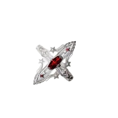 Qaonsciug Elegante Verstellbare Ringe Eheringe Sternform Dating Geometrischer Öffnung Finger Für Frau Und Mann Trendy Geometrischen Schmuck von Qaonsciug