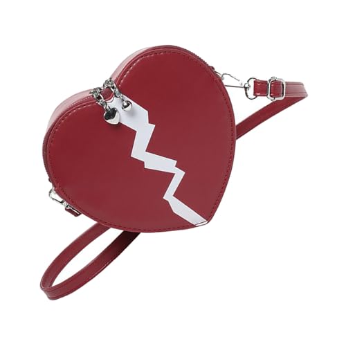 Qaonsciug Frauen Umhängetasche Herzförmige Messenger Handtasche Einkauf Mode Crossbody Jeden Tag Für Tägliche Mode Crossbody Für Frauen Telefon. von Qaonsciug