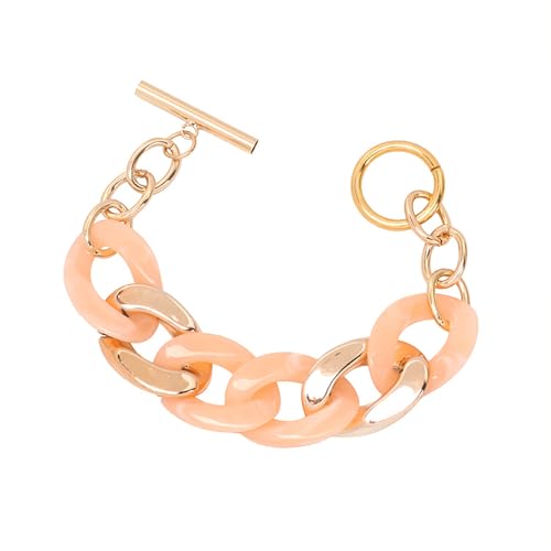 Qaonsciug Mode Harz Armchen Süßigkeiten Farbe Handchain Verstellbare Länge Armbandei Party Schmuck Für Anspruchsvolle Damen von Qaonsciug