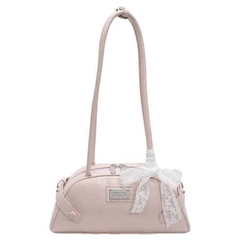 Qaonsciug Mode Spitzenpraxis Handtasche Mit Reißverschluss PU Lederumhängetasche Für Einkaufsarbeit Event Reisen Aktivitäten Freizeitpendentasche Für Mädchen von Qaonsciug