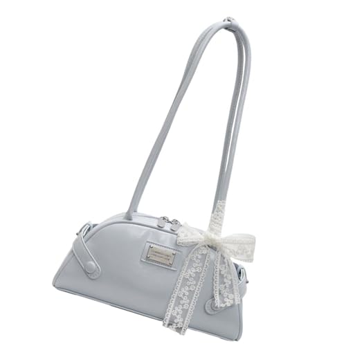 Qaonsciug Mode Spitzenpraxis Handtasche Mit Reißverschluss PU Lederumhängetasche Für Einkaufsarbeit Event Reisen Aktivitäten Freizeitpendentasche Für Mädchen von Qaonsciug