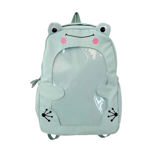 Qaonsciug Moderne Schulbeutel Nylon Rucksack Für Teen Girls School Tasche Mit Ergonomischem Riemen Und Organisierten Aufbewahrungsfächern Japanischer Daypack Mit Großer Kapazität von Qaonsciug