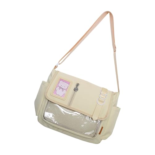 Qaonsciug Stilvolle Umhängetasche Japanische Stile Crossbody Schöne Itabag School Modes Messenger Für Pin Display Japanische Stile Crossbody Mode Itabag Schöne Schulter Für Mädchen von Qaonsciug