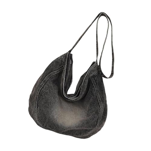 Schüler School Bag Frau Denims Crossbody Tasche Große Kapazitäten Schulter Lässige Boten Für Reisen Täglich Frauen Schulter Großer Kapazität Crossbody Schülern Schule Für Reisen von Qaonsciug