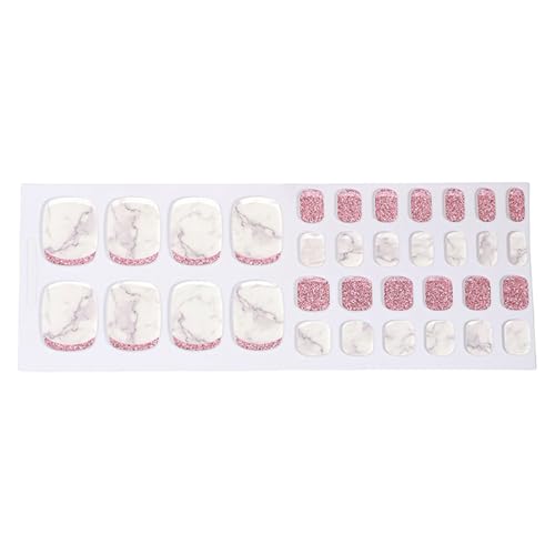 Stilvolle Gel Zehennägel Flicken Einfache Anwendung Dauerhafte Gold Glitzer Effekt Pediküre Aufkleber Für Frauen Nagelaufkleber Stilvolle Gel Zehennägel Flicken Einfache Anwendung Dauerhafte Gold Glitzer Effekt Pediküre Aufkleber Für Frauen Nagelaufkleber von Qaonsciug