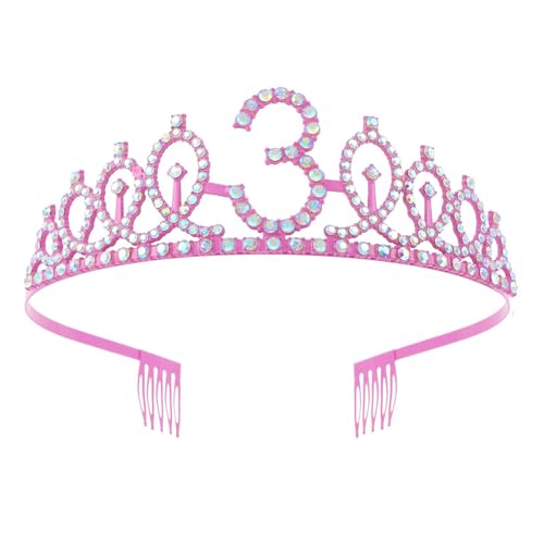 Strasssteine Stirnbänder Elegante Kleine Mädchen Haar Hoop Geburtstag Frauen Kopfbedeckung Feiern Haare Accessoire Ungiftige Kinder Geburtstagkronen von Qaonsciug