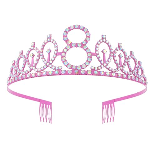 Strasssteine Stirnbänder Elegante Kleine Mädchen Haar Hoop Geburtstag Frauen Kopfbedeckung Feiern Haare Accessoire Ungiftige Kinder Geburtstagkronen von Qaonsciug