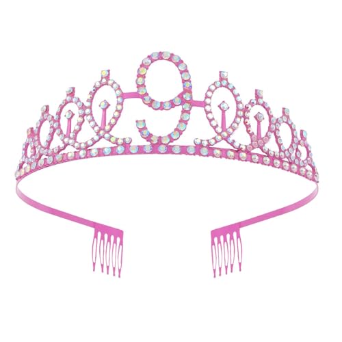 Strasssteine Stirnbänder Elegante Kleine Mädchen Haar Hoop Geburtstag Frauen Kopfbedeckung Feiern Haare Accessoire Ungiftige Kinder Geburtstagkronen von Qaonsciug