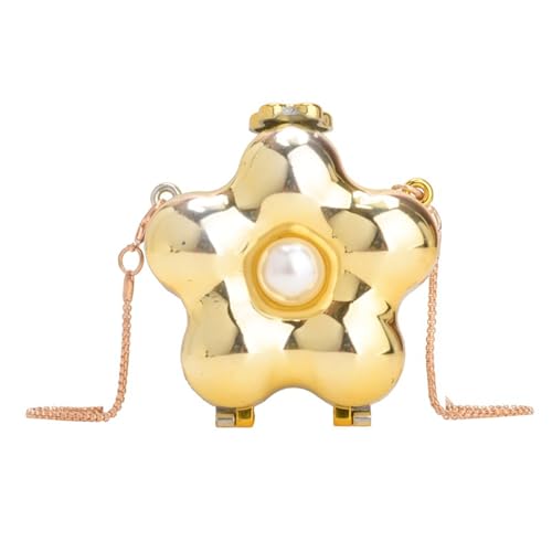 Trendy Acryl Crossbody Lippenstift Tasche Mit Goldenen Blumendetails Umhängetaschen Abendhalm Für Partydatum Und Reisen von Qaonsciug