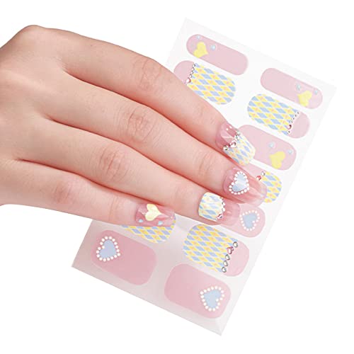 Wasserdicht Vollständige Abdeckung Nagel Aufkleber Aufkleber Maniküre Frauen Selbst Klebe Aufkleber Aufkleber Für Nägel Kunst Dekoration von Qaonsciug