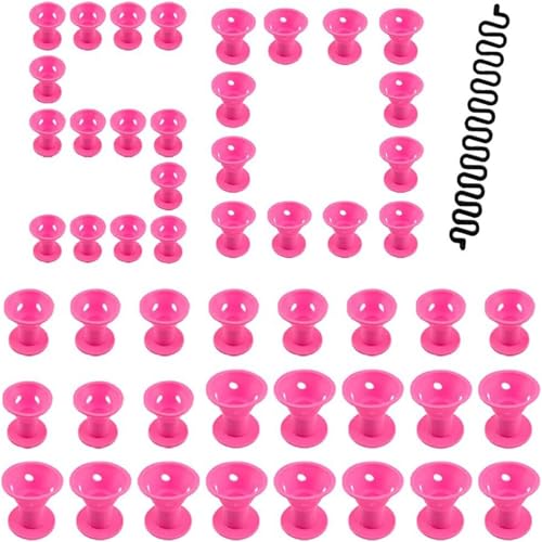 Weiche Silikon Curlers Anpassung Magischer Haarpflege Rollen Haare Curling Styling Tool Für Schnelles Styling von Qaonsciug
