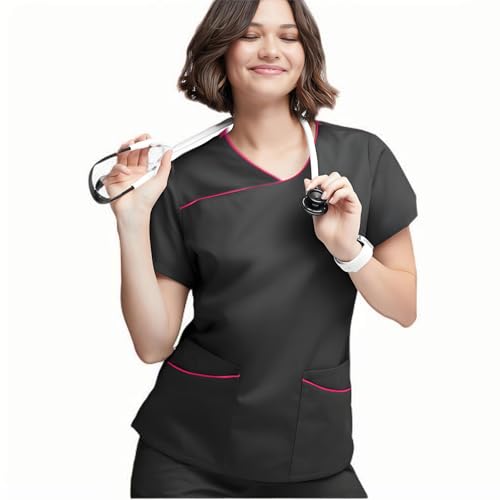 Kasacks Damen Pflege Kleidung Medizinische Berufsbekleidung Pflege Damen Arbeitskleidung Krankenschwester Kleidung Scrubs die Anf?nger Clinic Dress von Qashflo