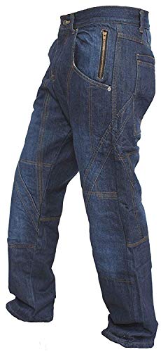 Qaswa Herren Motorradhose Cargohose Motorrad Jeans Motorrad Rüstung Schutzauskleidung Motorcycle Biker Trousers von Qaswa