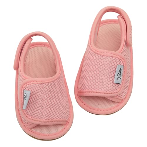 Atmungsaktive Kindersandalen Merkmal belüftet Mesh Stoff weicher Boden Boden Schuh erste Walking Mesh Säuglingsandalen, Die, F von Qcbuegof