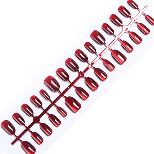 Cats Eye Press Auf Nägeln Glänzende Falsche Nägel Kleben Auf Nägeln Acryl Falsche Nägel Gel Polierte Klebstoffe Auf Nägeln Für Frauen Mädchen Acrylfälsch von Qcbuegof