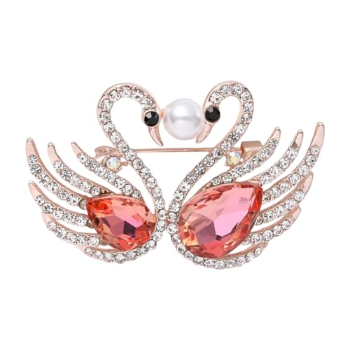 Einzigartige Strasssteine Vogelbroschen Elegante Party Accessoires Elegante Tierstifte Legierung Textur Zur Verbesserung Des Outfits Charm Fashion Schmuck Pin von Qcbuegof
