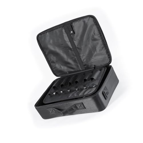 Große Kapazität Friseur Tasche Friseur Tragetasche Friseur Reise Fall Organizer hält verschiedene Haarschneidewerkzeuge Friseurtasche Friseurwerkzeug Aufbewahrungstasche Friseur Reise Tasche mit Gurt von Qcbuegof