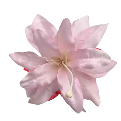 Haarnadeln für Kinder Blume für Strand Bühne Tanz Abnutzung Künstliche Blume 2000er Jahre Mädchen Kopfschmuck Urlaub Haarclip mit Metallbasis von Qcbuegof