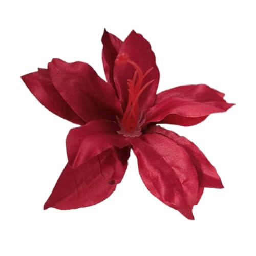 Haarnadeln für Kinder Blume für Strand Bühne Tanz Abnutzung Künstliche Blume 2000er Jahre Mädchen Kopfschmuck Urlaub Haarclip mit Metallbasis von Qcbuegof