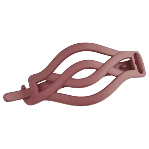 Haarspange Großer Clip Kopfbedeckung Klauenzange Elegante breite Unterstützung Haarspangen Starker Halt Haarnadel für Mädchen Haarschmuck mit flacher Rückseite von Qcbuegof