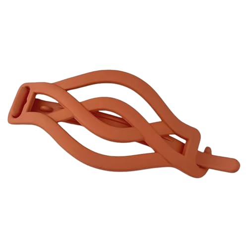 Haarspange Großer Clip Kopfbedeckung Klauenzange Elegante breite Unterstützung Haarspangen Starker Halt Haarnadel für Mädchen Haarschmuck mit flacher Rückseite von Qcbuegof