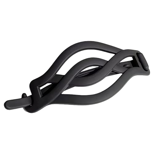 Haarspange Großer Clip Kopfbedeckung Klauenzange Elegante breite Unterstützung Haarspangen Starker Halt Haarnadel für Mädchen Haarschmuck mit flacher Rückseite von Qcbuegof