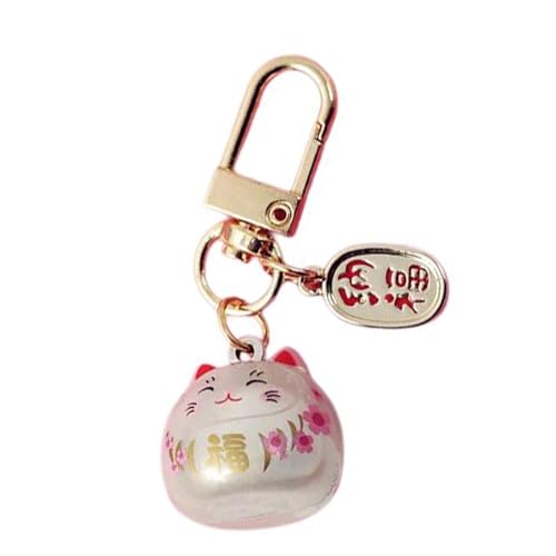 Japanische Stile Cartoon Katzen Mit Bells Schlüsselbeutel Charme Metall Auto Schlüsselring Anhänger Ornament Für Frauen Und Männer Geschenk Katzen Bells Bag Charme Japanische Stile Cartoon Katzen Mit Bells Schlüsselbeutel Charme Metall Auto Schlüsselring Anhänger Ornament Für Frauen Und Männer Geschenk Katzen Bells Bag Charme von Qcbuegof