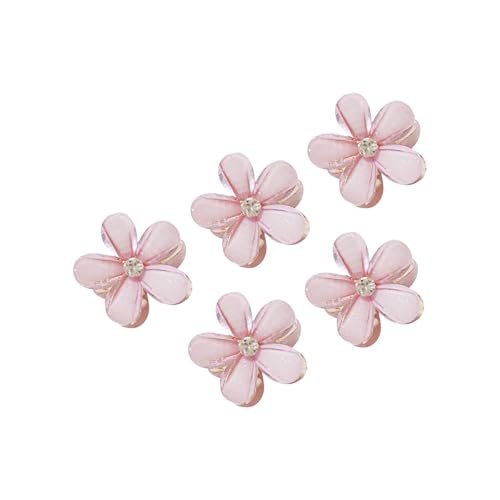 Luxuriöser, funkelnder Kristall-Haarschmuck, Brautschmuck, für Partys und Partys, auffälliger Schmuck mit blauer Blume und Strass-Clip von Qcbuegof