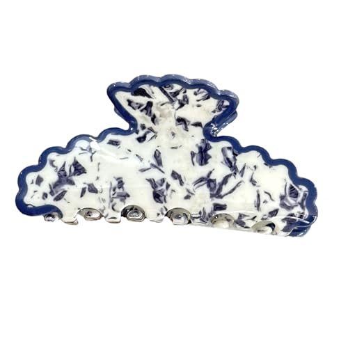 Moderne Haarspange Halb-Up Pferdeschwanz Kapazität Marmor Muster Anti-Rutsch-Design für lange kurze Clip Handmade von Qcbuegof