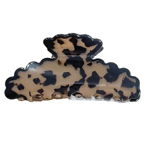 Moderne Haarspange Halb-Up Pferdeschwanz Kapazität Marmor Muster Anti-Rutsch-Design für lange kurze Clip Handmade von Qcbuegof