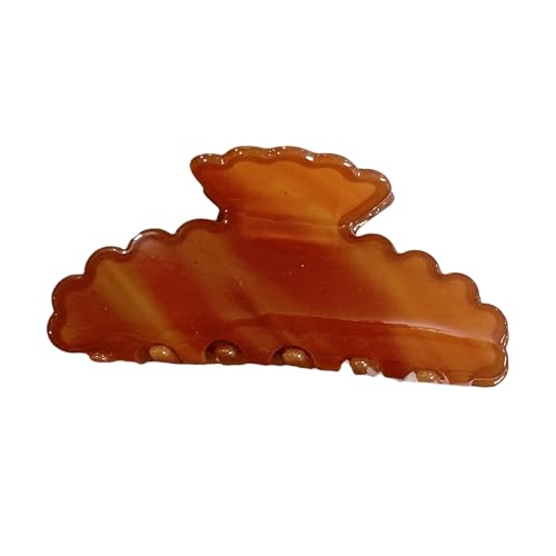 Moderne Haarspange Halb-Up Pferdeschwanz Kapazität Marmor Muster Anti-Rutsch-Design für lange kurze Clip Handmade von Qcbuegof