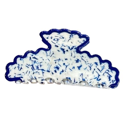 Moderne Haarspange Halb-Up Pferdeschwanz Kapazität Marmor Muster Anti-Rutsch-Design für lange kurze Clip Handmade von Qcbuegof