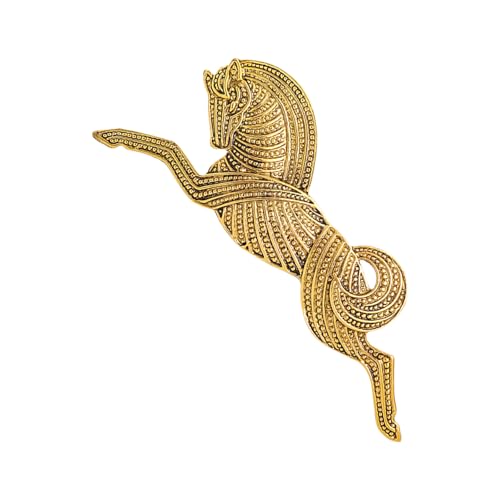 Modische Legierung Pferdbrosche Stecknadel Tragbares Accessoire Für Frauen Und Sammler Mode Schmuck Statement Stücke Legierung Horse Brosche Pin von Qcbuegof