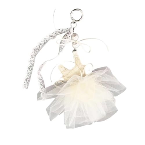 Modischer Tanz-Accessoire mit glitzernden Perlen und Schleife, Kunstanhänger in Form eines Tanzschuhs für Handtaschen, modischer Schlüsselanhänger von Qcbuegof