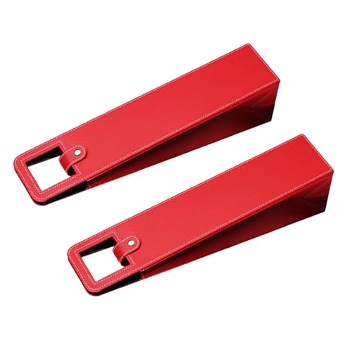 Qcbuegof 2pcs Elegante Leder Weinflaschen Träger Wiederverwendbare Geschenke Tasche Für Partys Und Hochzeit von Qcbuegof