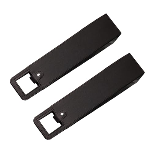 Qcbuegof 2pcs Elegante Leder Weinflaschen Träger Wiederverwendbare Geschenke Tasche Für Partys Und Hochzeit von Qcbuegof