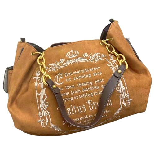 Qcbuegof Ästhetische Leinwandkürbisform Crossbody Tasche Für Frauen Vintage Buchstabe Stickerei Schulterhandtasche Mit Kettengriff Weiche Leinwand Crossbody Tasche Qcbuegof Ästhetische Leinwandkürbisform Crossbody Tasche Für Frauen Vintage Buchstabe Stickerei Schulterhandtasche Mit Kettengriff Weiche Leinwand Crossbody Tasche von Qcbuegof