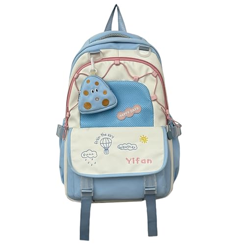 Qcbuegof Ästhetische Modekontrast Farbschule Rucksack Für Jugendliche Mädchen Mit Münze Geldbeutel Großer Kapazität Nylon Tagpack Buchbeutel Großer Kapazität Rucksack Qcbuegof Ästhetische Modekontrast Farbschule Rucksack Für Jugendliche Mädchen Mit Münze Geldbeutel Großer Kapazität Nylon Tagpack Buchbeutel Großer Kapazität Rucksack von Qcbuegof