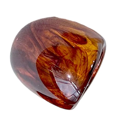 Qcbuegof Allergie Resistente Retro Harz Schmuck Moderne Geometrische Ringe Robustes Leichtes Unisex Geschenk Minimalistischer Harzband Leichtes Acryl Jubiläumsgeschenkring von Qcbuegof