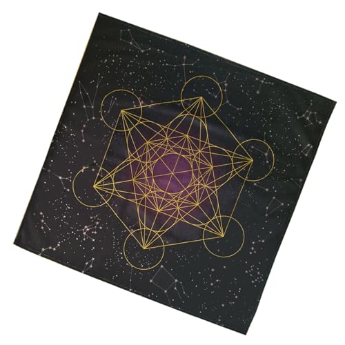 Qcbuegof Draw String Tarot Bag Schmuck Aufbewahrungstabletop Dekorative Tischdecke Game Card Bag Kleine Hochzeitstasche Tarot Karte Dices Bag DAWKREILLE JUWLY BAGE von Qcbuegof