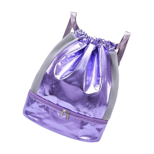 Qcbuegof Drawess Rucksäcke Wasserbeständiger Schwimmbeutel Mit Schuhfach Und Trockener/nasse Trennung Sport Fitnessstudio Für Frauen Männer Schwimmstring Fitness Fitness Sport Mit Schuhenfach von Qcbuegof