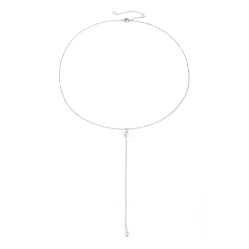 Qcbuegof Goldfarben/stahlfarbene Halskette für Damen mit Kunstperlen, ein stilvolles Accessoire für formelle und legere Outfits, trendige Damen-Halskette, Einheitsgröße, Wie beschrieben, Wie Qcbuegof Goldfarben/stahlfarbene Halskette für Damen mit Kunstperlen, ein stilvolles Accessoire für formelle und legere Outfits, trendige Damen-Halskette, Einheitsgröße, Wie beschrieben, Wie von Qcbuegof