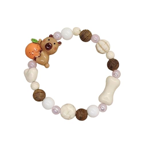 Qcbuegof Keramikbärenarmband Moderner Jugendlicher Schmuck Perfekte Passende Geschenk Für Valentinstag Jubiläen Hautfreundliche Accessoire Hautfreundliche Keramikarmband von Qcbuegof