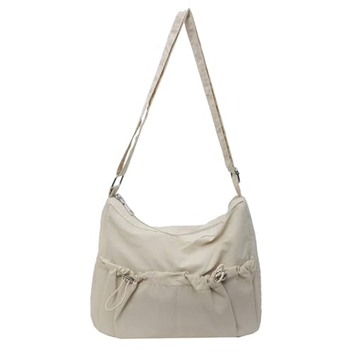 Qcbuegof Mode Nylon Falten Crossbody Tasche Für Tägliche Verwendung Verstellbarer Riemen Lässige Umhängetaschen Schlinge Satchel College Accessoires von Qcbuegof