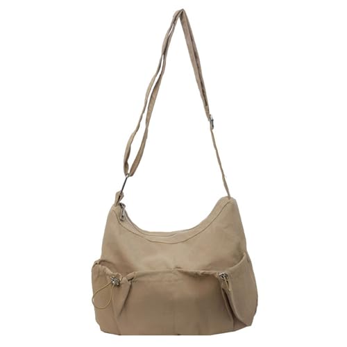 Qcbuegof Mode Nylon Falten Crossbody Tasche Für Tägliche Verwendung Verstellbarer Riemen Lässige Umhängetaschen Schlinge Satchel College Accessoires von Qcbuegof
