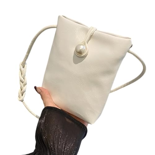 Qcbuegof Moderne Umhängetasche PU Leder Crossbody Telefonbeutel Ergonomisches Design Satchel Geldbörse Für Arbeitsschule Outdoor Aktivitäten Kompakt Crossbody Tasche von Qcbuegof
