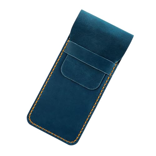 Qcbuegof Retro Leder Pen Case Fountain Stifte Beutel Leichte Stifte Organizer Für Männer Frauen Büro Schreibwerkzeug Organisation Lederstiftbeutel von Qcbuegof