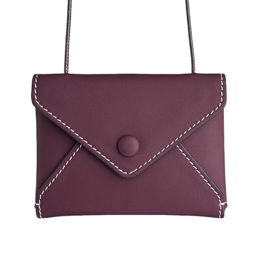 Qcbuegof Tragbarer Münzhalter Mit Kartenlager Schultergurt Kleine Geldbeutel Casual Wallet Geldbörse Für Einkäufe Und Reise Und Reise Fantastische Geldbörse von Qcbuegof