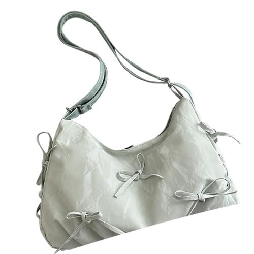 Qcbuegof Umhängetasche Mit Großer Kapazität Für Arbeit Und Schullebnisbeilung Mode Pu Crossbody Geldbörse Knödel Taschen Crossbody Satchel von Qcbuegof